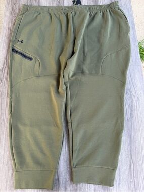Under Armour 1379808 Men's Unstoppable Fleece Joggers PLUS 4XL in Olive Green